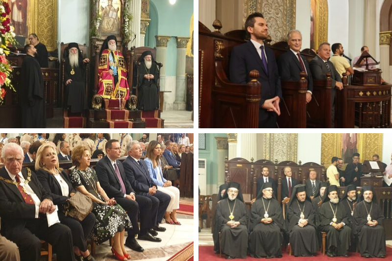 Δορυφορική μετάδοση σε ΕΡΤ2, ERT WORLD & στο WEB TV της ΕΡΤ τα θυρανοίξια του Ι.Ν των Αγ. Κωνσταντίνου και Ελένης