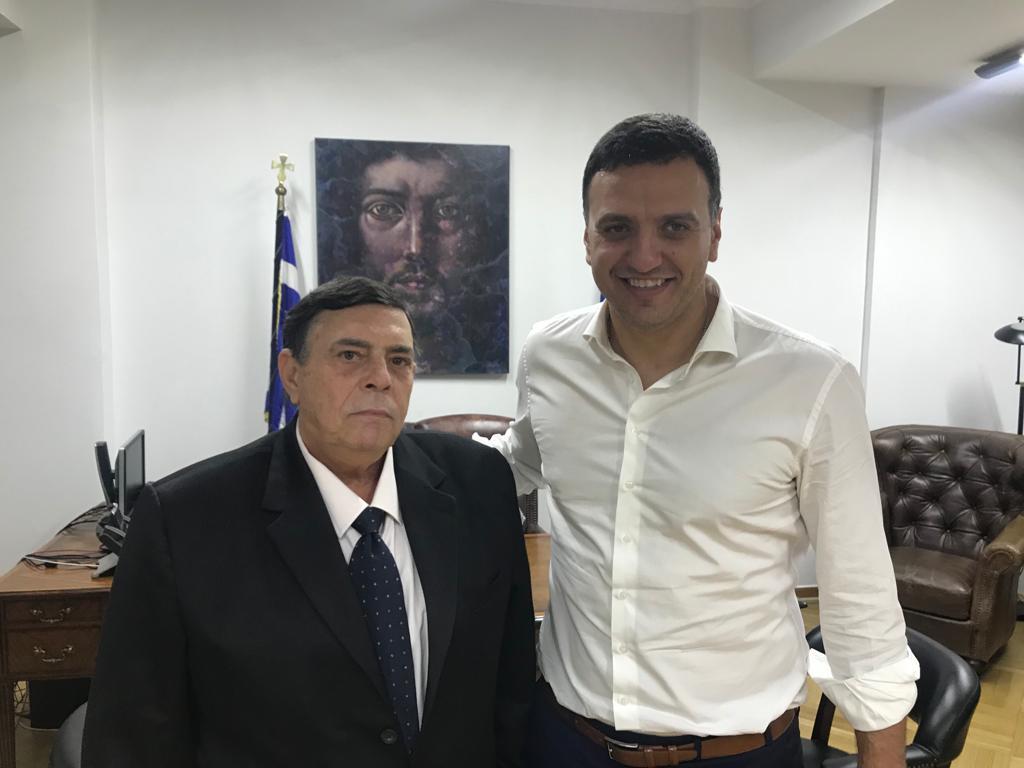 Συνάντηση Β. Κικίλια με Α. Ιορδανίδη για την ένταξη του Ελληνικού Νοσοκομείου Καΐρου στον ΕΟΠΥΥ