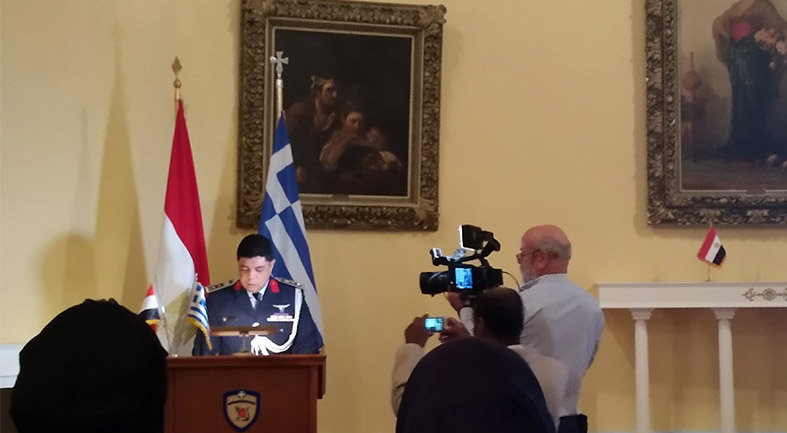Αντιπροσωπεία του ΣΑΕ στη δεξίωση του Συντ/ρχη Mohamed Marei για την 46η Επέτειο του εορτασμού της Ημέρας των Ενόπλων Δυνάμεων