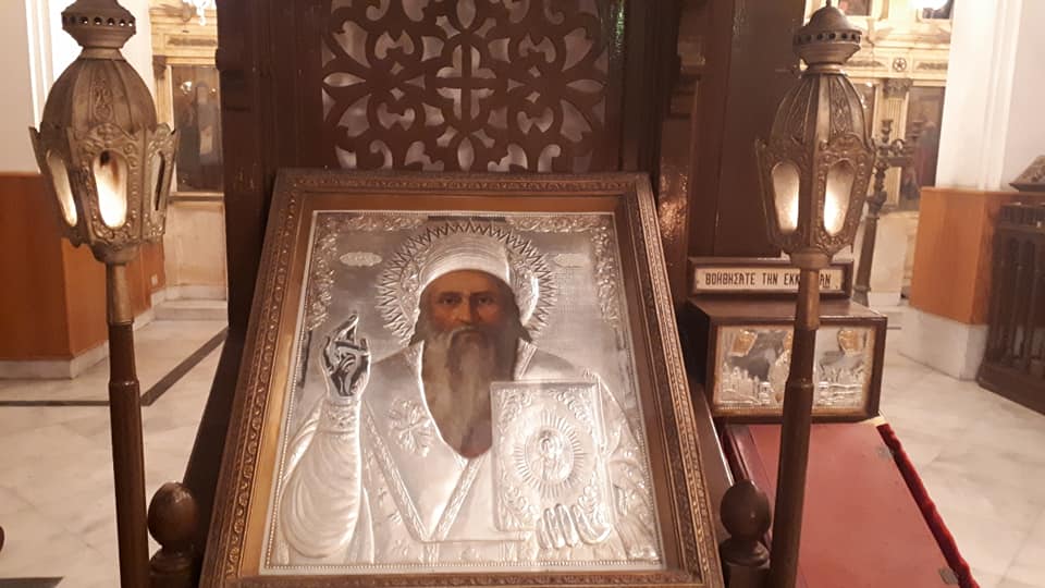 Τεμάχιο της κάρας του Αποστόλου Ματθαίου στον Άγιο Σπυρίδωνα Χελουάν