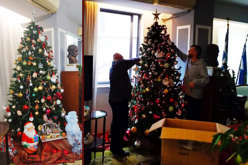Το Χριστουγεννιάτικο δέντρο του Συνδέσμου Αιγυπτιωτών Ελλήνων