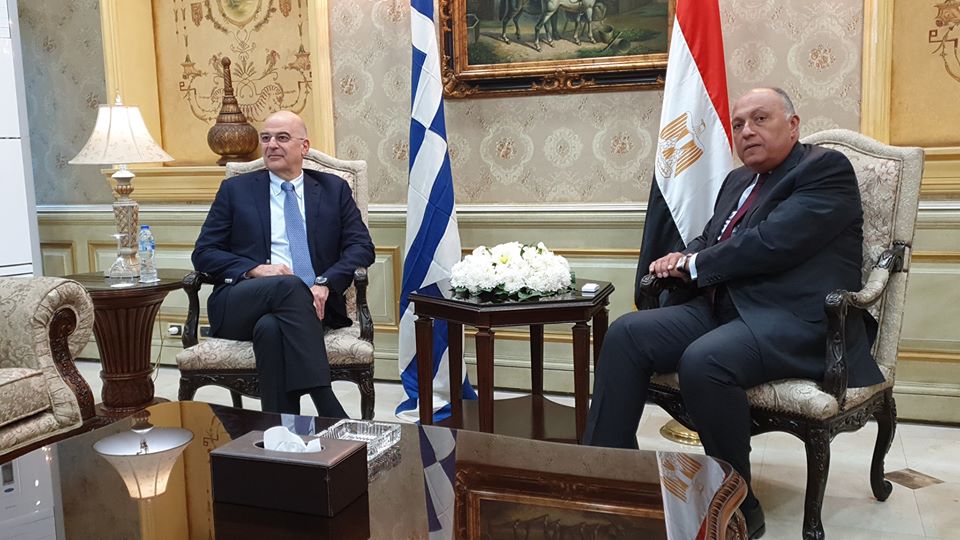 Συνάντηση των ΥΠΕΞ Ελλάδας, Αιγύπτου, Κύπρου, Ιταλίας και Γαλλίας για τη Λιβύη, στο Κάιρο