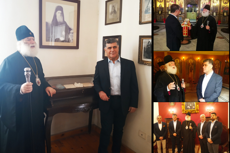 O  Αρχηγός του Πολεμικού Ναυτικού στον Πατριάρχη Αλεξανδρείας – Ξεναγήθηκε στο κελλί του Αγ. Νεκταρίου (Photos)