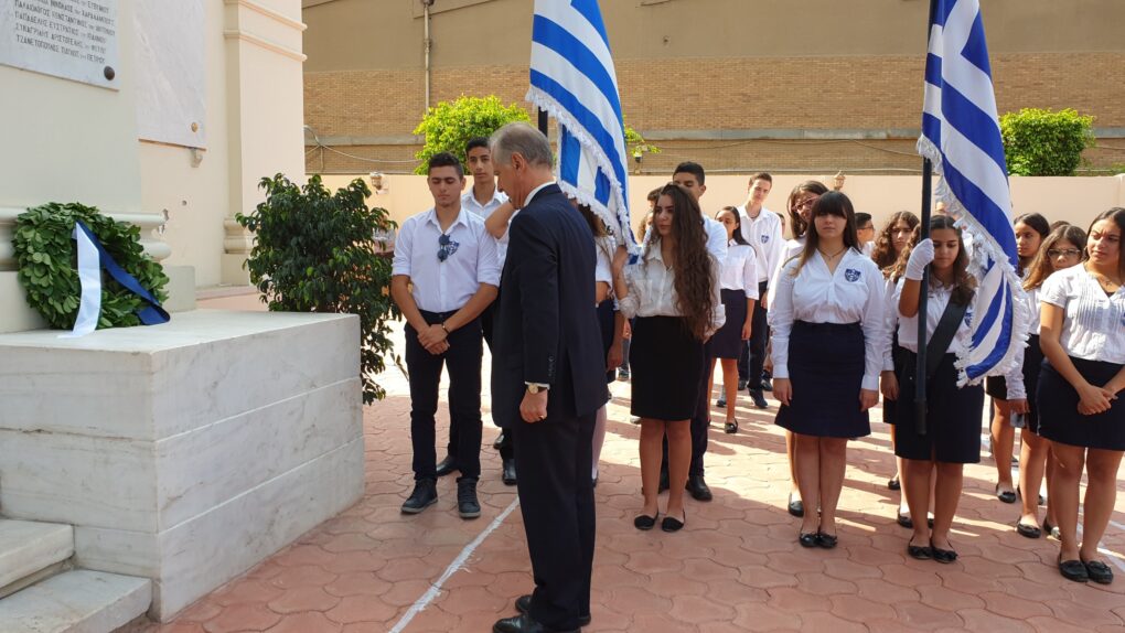 Η Δοξολογία για την 28η Οκτωβρίου στον Κοινοτικό ναό των Αγ. Κωνσταντίνου και Ελένης