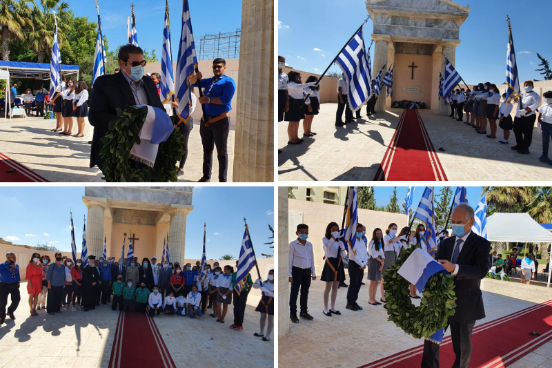Συγκίνηση και αυστηρά μέτρα για τον κορονοϊό στην 78η επέτειο από τη Μάχη του Ελ Αλαμέιν (Video /Photos)