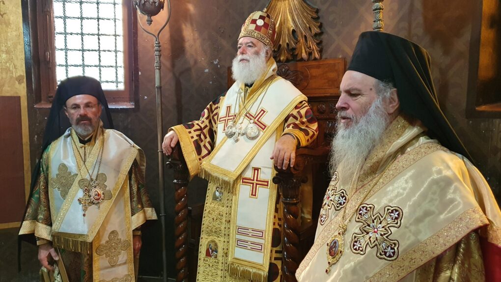 Ο Πατριάρχης Θεόδωρος στον Ι.Ν των Παμμεγίστων Ταχιαρχών Ιμπραημίας (Photos)